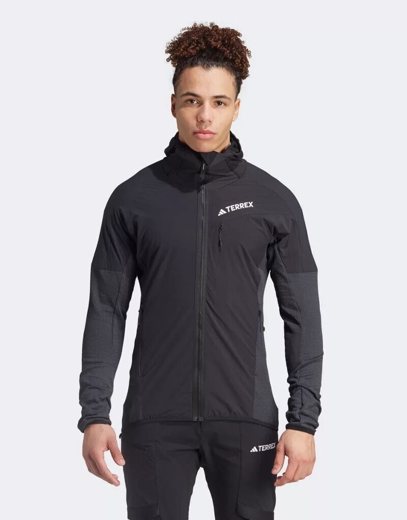 Черная ветровка adidas Terrex Techrock с флисом и капюшоном adidas performance
Черная ветровка adidas Terrex Techrock с флисом и капюшоном adidas performance