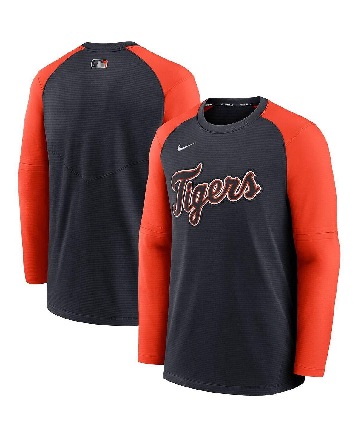 Мужская темно-синяя, оранжевая толстовка detroit tigers authentic collection pregame performance с пуловером с регланами Nike, мульти
Мужская темно-синяя, оранжевая толстовка detroit tigers authentic collection pregame performance с пуловером с регланами Nike, мульти