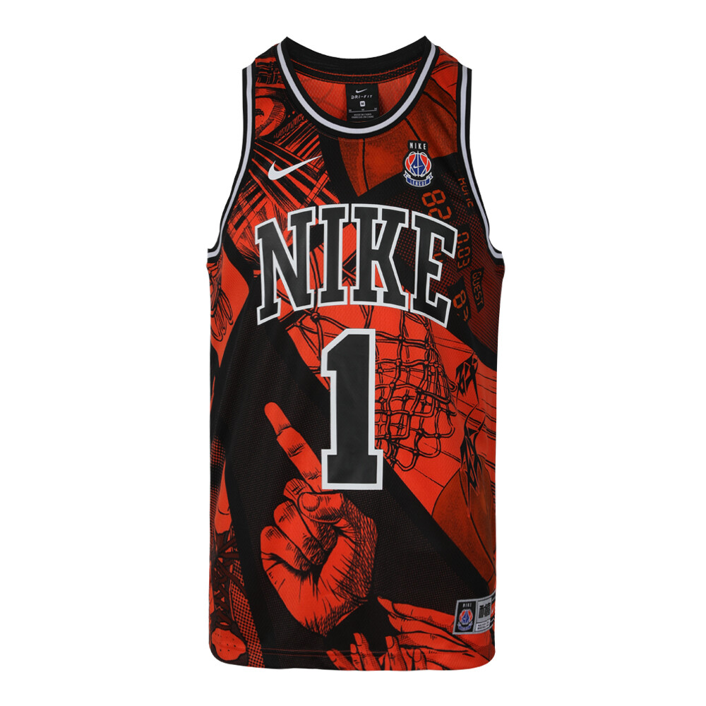 Майка Nike As Hbl Dna Jersey Tank Nike High School League Men's Basketball, черный/оранжевый
Майка Nike As Hbl Dna Jersey Tank Nike High School League Men's Basketball, черный/оранжевый