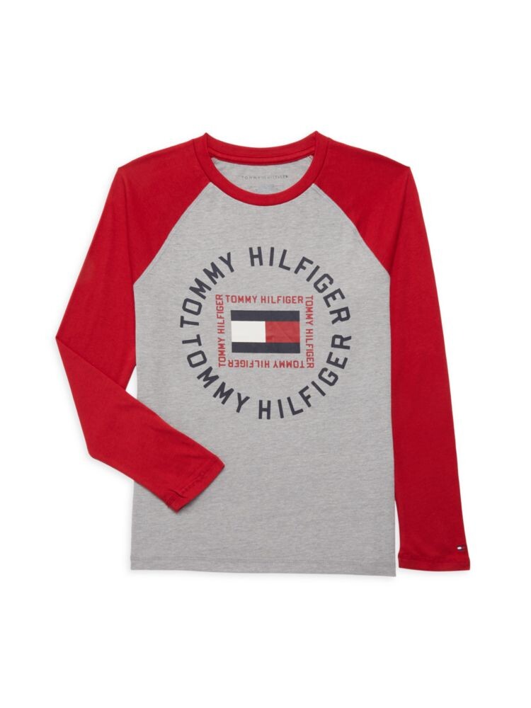 Футболка с логотипом и рукавами реглан для мальчиков Tommy Hilfiger, цвет Grey Heather
Футболка с логотипом и рукавами реглан для мальчиков Tommy Hilfiger, цвет Grey Heather