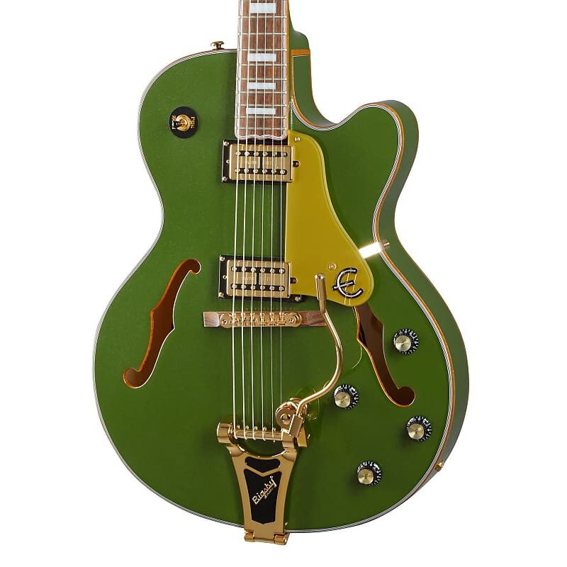 Электрогитара Epiphone Emperor Swingster Hollow Body Guitar - Forest Green Metallic
Электрогитара Epiphone Emperor Swingster Hollow Body Guitar - Forest Green Metallic