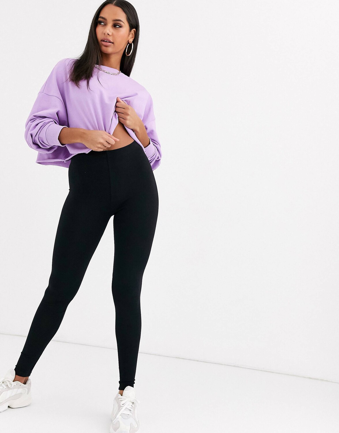 Черные супермягкие леггинсы из хлопкового модала ASOS DESIGN премиум-класса, Черный
Черные супермягкие леггинсы из хлопкового модала ASOS DESIGN премиум-класса, Черный