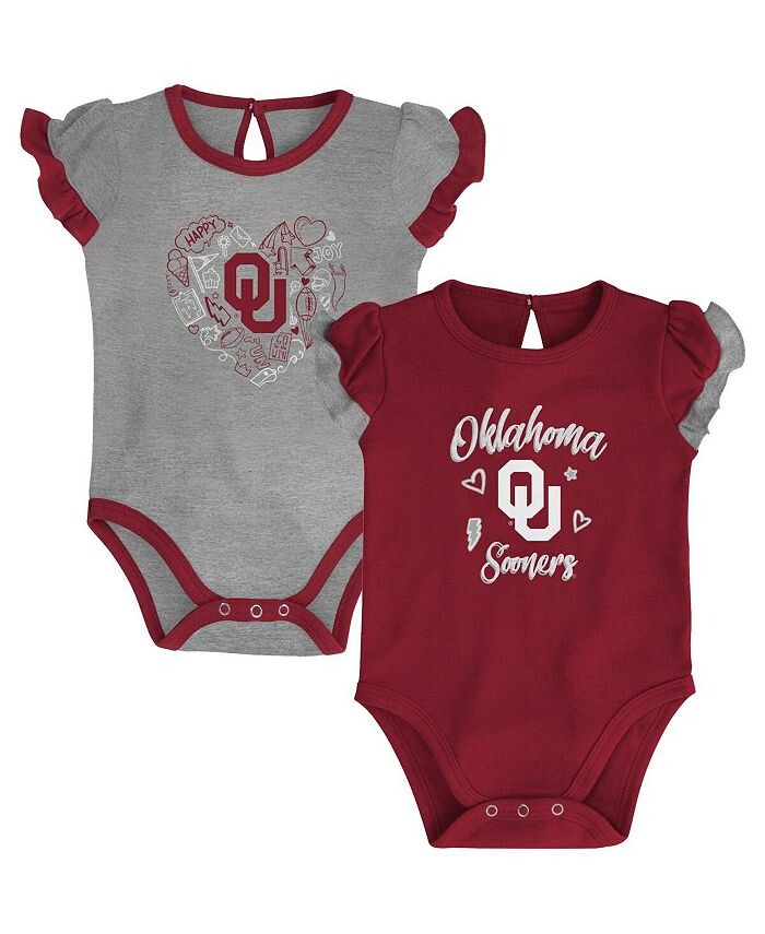 Комплект боди из двух предметов для новорожденных Crimson, Heather Grey Oklahoma Early Too Much Love Outerstuff, красный
Комплект боди из двух предметов для новорожденных Crimson, Heather Grey Oklahoma Early Too Much Love Outerstuff, красный