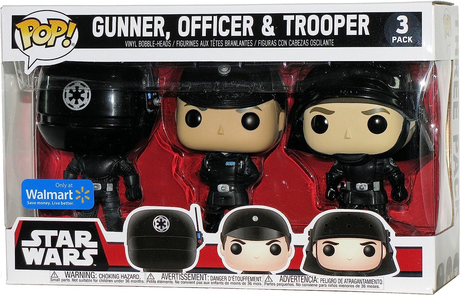 Фигурка Funko POP!! Figures, Set of 3, Star Wars Gunner, Officer and Trooper, Exclusive
Фигурка Funko POP!! Figures, Set of 3, Star Wars Gunner, Officer and Trooper, Exclusive