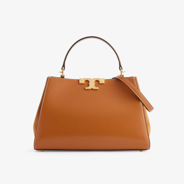 Кожаная сумка eleanor с металлической пластинкой на верхней ручке Tory Burch, цвет whiskey
Кожаная сумка eleanor с металлической пластинкой на верхней ручке Tory Burch, цвет whiskey