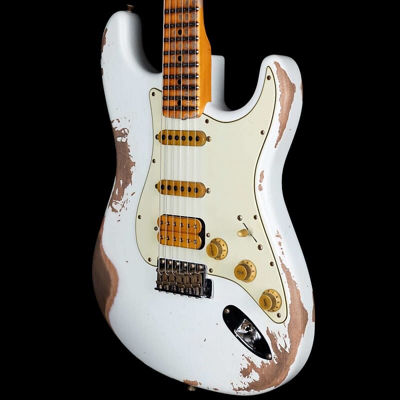 Fender Custom Shop Alley Cat Stratocaster 2.0 Heavy Relic HSS Maple Board Vintage Trem Olympic White
Fender Custom Shop Alley Cat Stratocaster 2.0 Heavy Relic HSS Maple Board Vintage Trem Olympic White