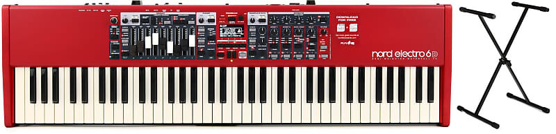Nord Electro 6D 73 73-клавишная клавиатура в комплекте с Gator Frameworks GFW-KEY-1000X Стандартная подставка для клавиатуры X-Style Nord + Gator Frameworks AMS-NELECTRO6D-73=1 GFW-KEY-1000X=1
Nord Electro 6D 73 73-клавишная клавиатура в комплекте с Gator Frameworks GFW-KEY-1000X Стандартная подставка для клавиатуры X-Style Nord + Gator Frameworks AMS-NELECTRO6D-73=1 GFW-KEY-1000X=1