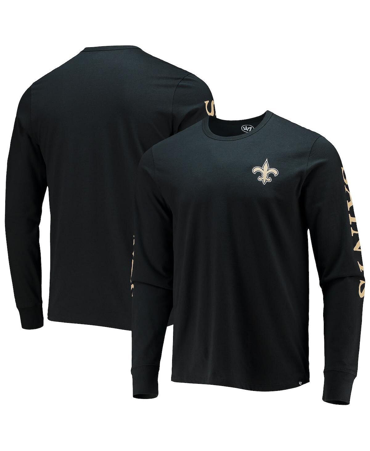 Мужская черная футболка с длинным рукавом New Orleans Saints Franklin '47 Brand, Черный
Мужская черная футболка с длинным рукавом New Orleans Saints Franklin '47 Brand, Черный