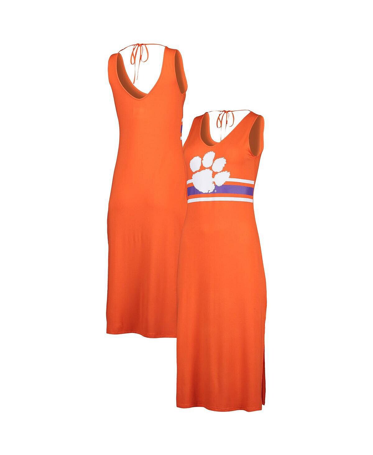 Женское оранжевое платье макси Clemson Tigers вернисажа G-III 4Her by Carl Banks
Женское оранжевое платье макси Clemson Tigers вернисажа G-III 4Her by Carl Banks