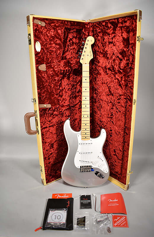 Электрогитара Fender American Original '50s Stratocaster Inca Silver Finish, 2019 г.
Электрогитара Fender American Original '50s Stratocaster Inca Silver Finish, 2019 г.