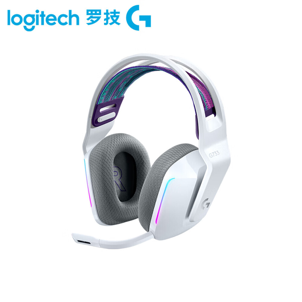 Беспроводная игровая гарнитура Logitech G733 RGB 7.1 Surround Sound для киберспорта,, белый
Беспроводная игровая гарнитура Logitech G733 RGB 7.1 Surround Sound для киберспорта,, белый