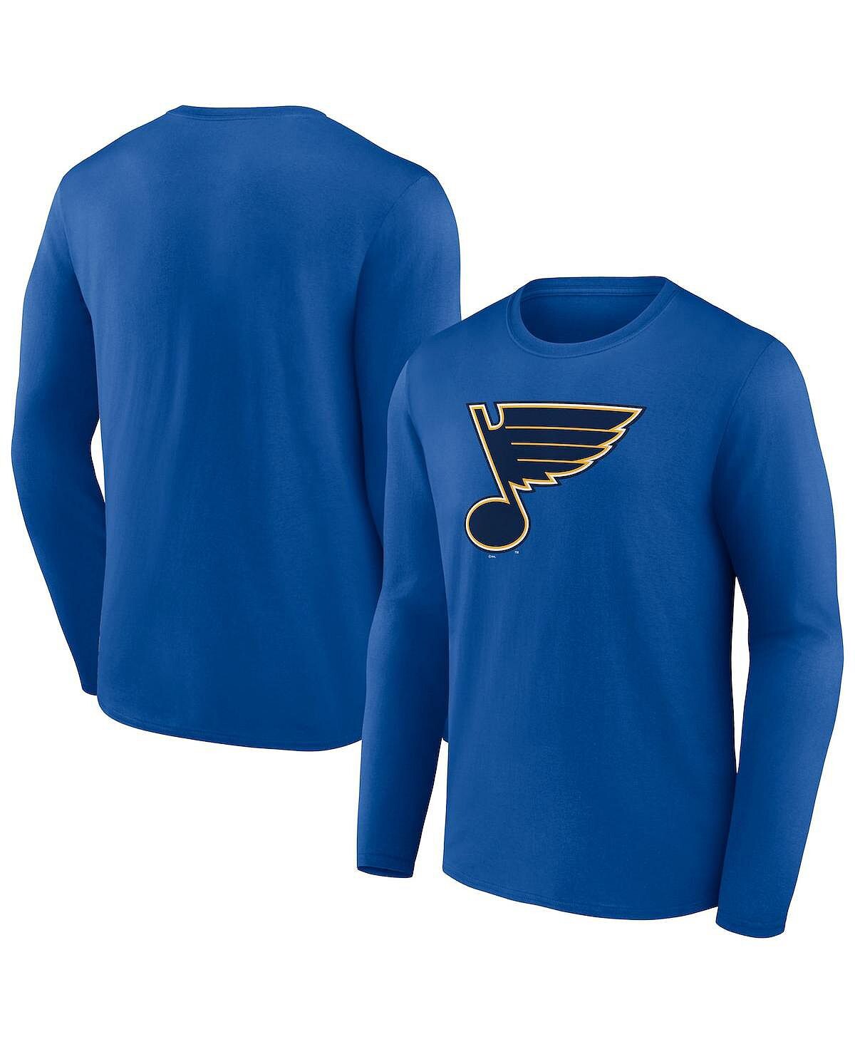Мужская фирменная синяя футболка с длинным рукавом с логотипом st. louis blues team primary Fanatics, синий
Мужская фирменная синяя футболка с длинным рукавом с логотипом st. louis blues team primary Fanatics, синий