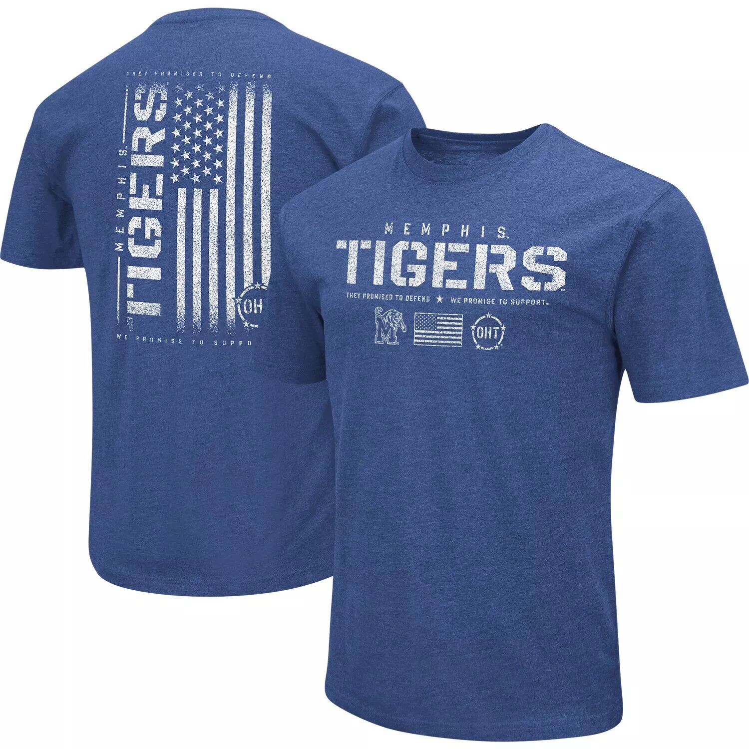 Мужская футболка Royal Memphis Tigers OHT Military Appreciation Flag 2.0 Colosseum
Мужская футболка Royal Memphis Tigers OHT Military Appreciation Flag 2.0 Colosseum