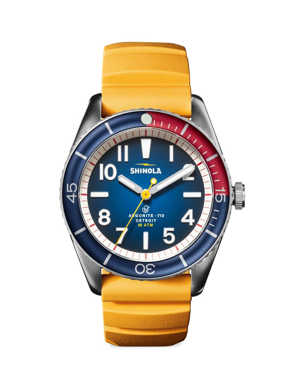 Часы Duck Degrade Dial из нержавеющей стали с каучуковым ремешком Shinola, синий
Часы Duck Degrade Dial из нержавеющей стали с каучуковым ремешком Shinola, синий
