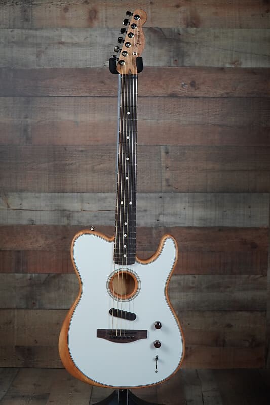 Fender Acoustasonic Player Telecaster, накладка на гриф из палисандра, арктический белый Acoustasonic Player Telecaster, Rosewood Fingerboard, Arcti...
Fender Acoustasonic Player Telecaster, накладка на гриф из палисандра, арктический белый Acoustasonic Player Telecaster, Rosewood Fingerboard, Arcti...
