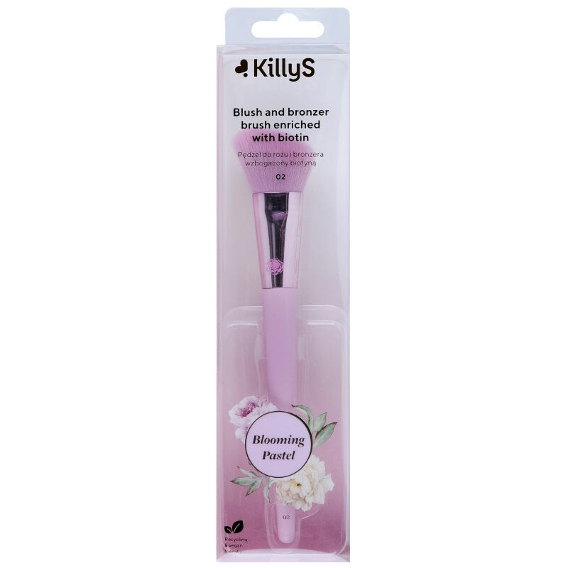 KillyS Кисть Blooming Pastel Blush And Bronzer Brush для румян и бронзатора, обогащенная биотином 02
KillyS Кисть Blooming Pastel Blush And Bronzer Brush для румян и бронзатора, обогащенная биотином 02
