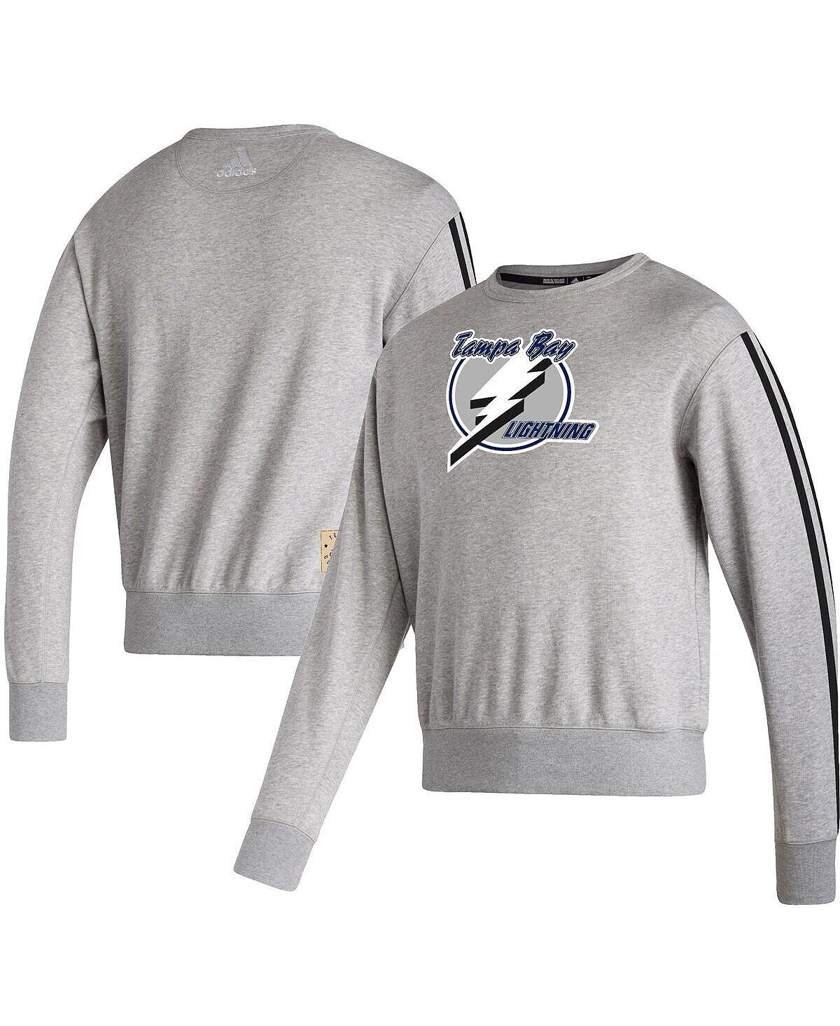Мужская классическая толстовка с пуловером tampa bay lightning team цвета меланжевого серого цвета в винтажном стиле adidas, мульти
Мужская классическая толстовка с пуловером tampa bay lightning team цвета меланжевого серого цвета в винтажном стиле adidas, мульти