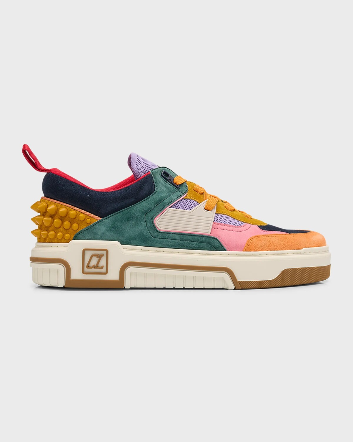 Мужские низкие кеды Astroloubi Mixed Media с цветными блоками Christian Louboutin, цвет Yellow/Navy/Teal
Мужские низкие кеды Astroloubi Mixed Media с цветными блоками Christian Louboutin, цвет Yellow/Navy/Teal