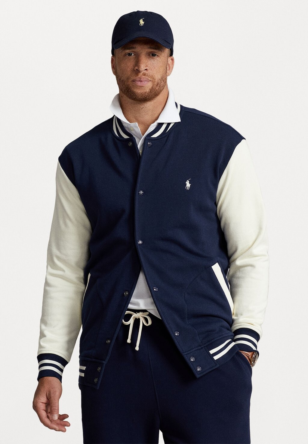 Толстовка на молнии ДЛИННЫЙ РУКАВ Polo Ralph Lauren Big & Tall, темно-синий/клубный кремовый
Толстовка на молнии ДЛИННЫЙ РУКАВ Polo Ralph Lauren Big & Tall, темно-синий/клубный кремовый