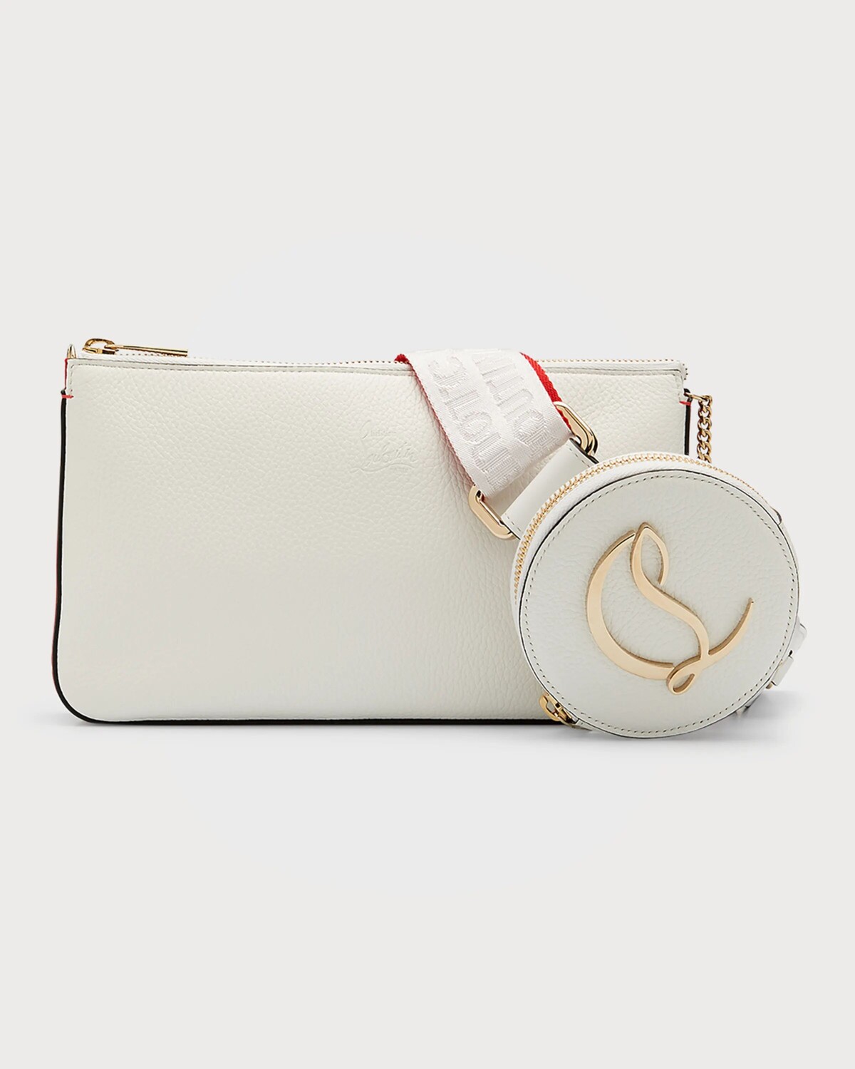 Кроссбоди Loubila Hybrid из зерненой кожи Christian Louboutin, цвет Bianco/Loubi
Кроссбоди Loubila Hybrid из зерненой кожи Christian Louboutin, цвет Bianco/Loubi