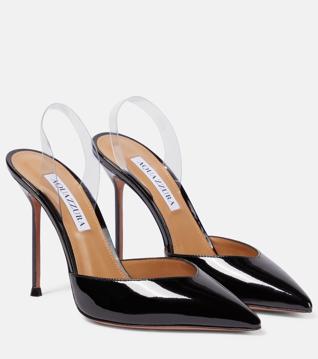 Туфли-лодочки V Plexi с ремешком на пятке из ПВХ и кожи Aquazzura, черный
Туфли-лодочки V Plexi с ремешком на пятке из ПВХ и кожи Aquazzura, черный