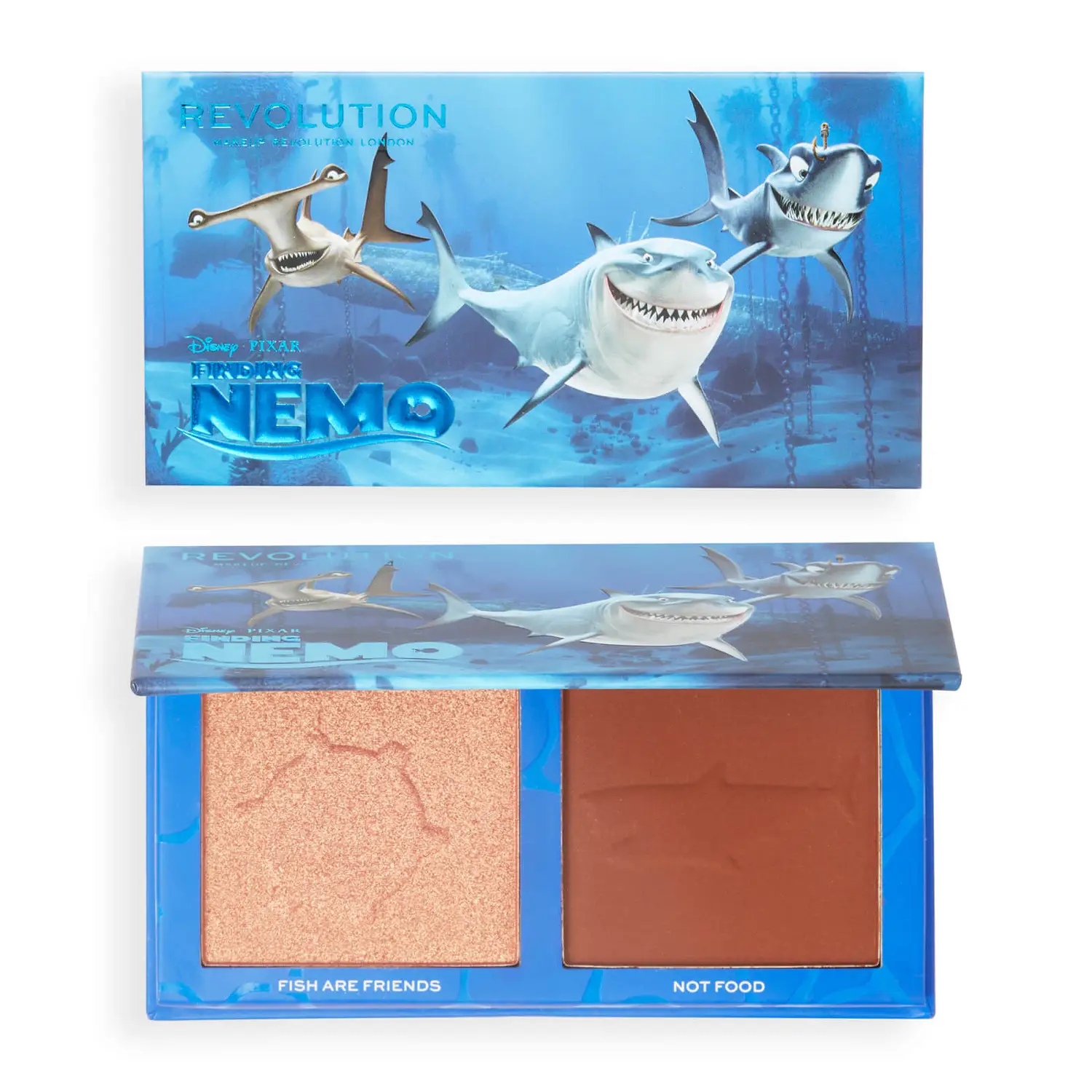Хайлайтер Disney Pixar’s Finding Nemo and Revolution Fish Are Friends Bronzer and Highlighter Palette
Хайлайтер Disney Pixar’s Finding Nemo and Revolution Fish Are Friends Bronzer and Highlighter Palette