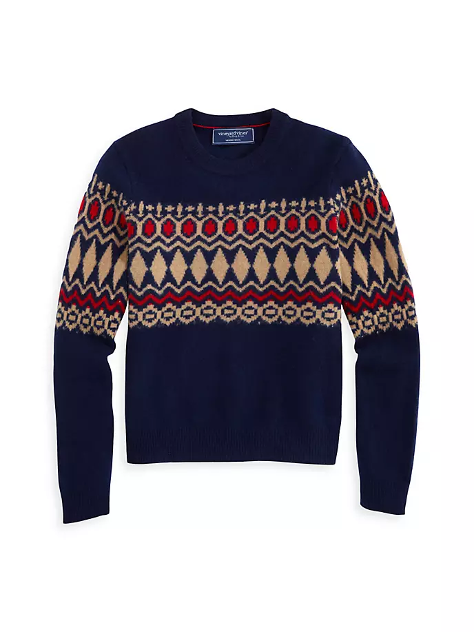 Шерстяной свитер в островном стиле Little Boy's & Boy's Heritage Fair Vineyard Vines, цвет nautical navy
Шерстяной свитер в островном стиле Little Boy's & Boy's Heritage Fair Vineyard Vines, цвет nautical navy