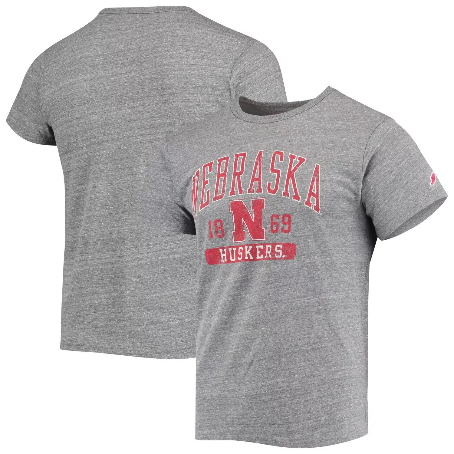 Мужская лига студенческой одежды Серая футболка Nebraska Huskers с объемным рисунком Victory Falls Tri-Blend
Мужская лига студенческой одежды Серая футболка Nebraska Huskers с объемным рисунком Victory Falls Tri-Blend