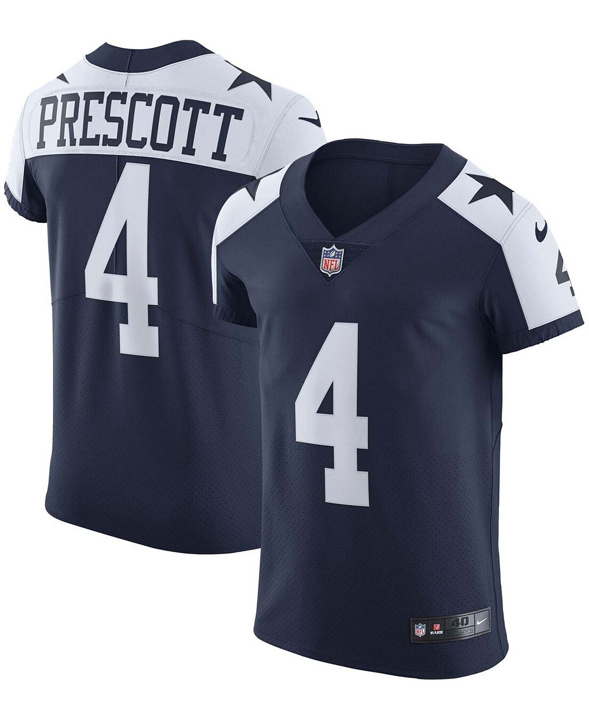 Мужская темно-синяя майка Dak Prescott Dallas Cowboys Alternate Vapor Elite Player Nike
Мужская темно-синяя майка Dak Prescott Dallas Cowboys Alternate Vapor Elite Player Nike