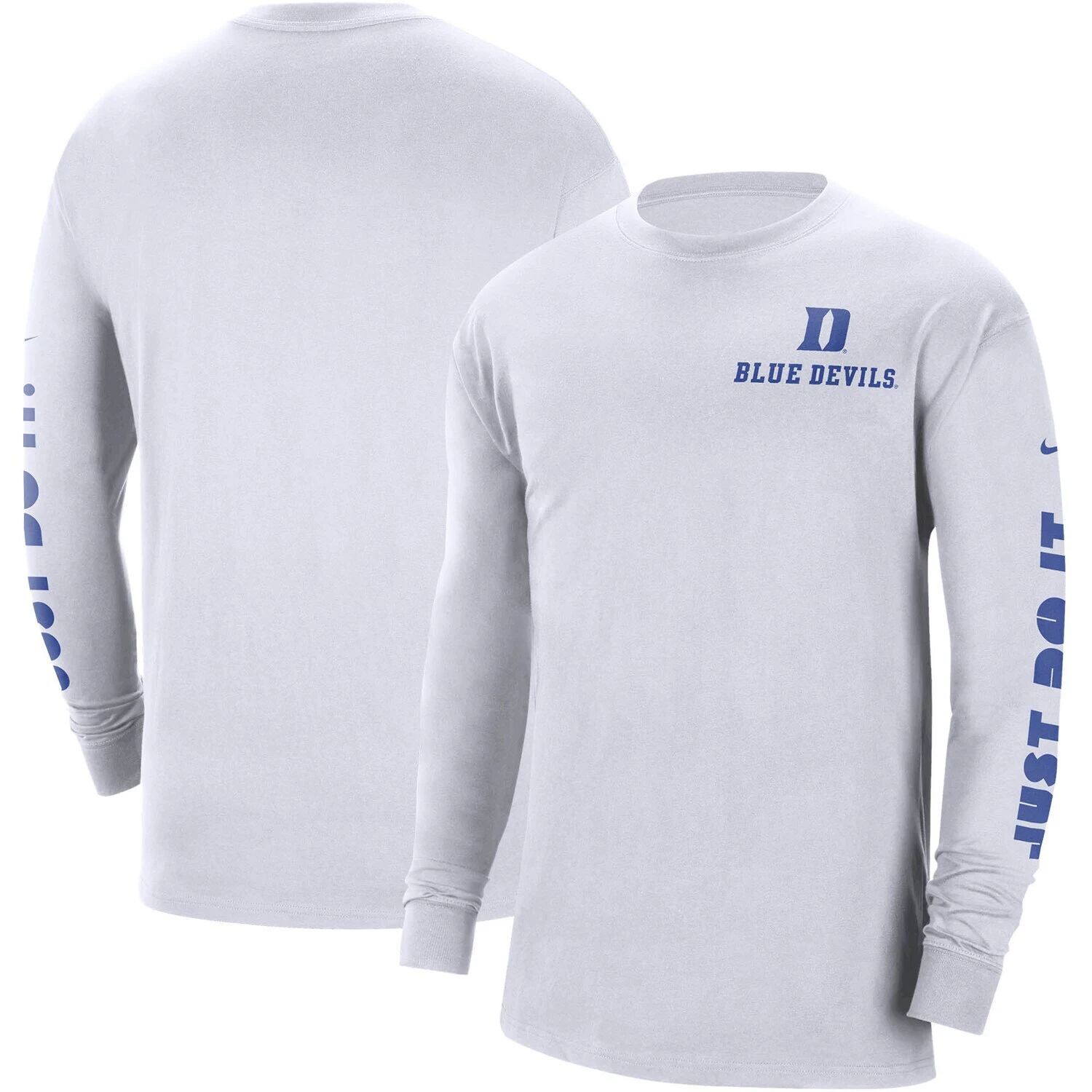 Мужская белая футболка с длинным рукавом Duke Blue Devils Heritage Max 90 Nike, Белый
Мужская белая футболка с длинным рукавом Duke Blue Devils Heritage Max 90 Nike, Белый