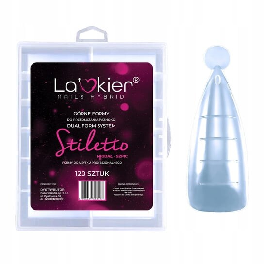 Формы для наращивания ногтей La’kier Dual Form System Stiletto Almond Point Top, 120 шт., La'kier
Формы для наращивания ногтей La’kier Dual Form System Stiletto Almond Point Top, 120 шт., La'kier
