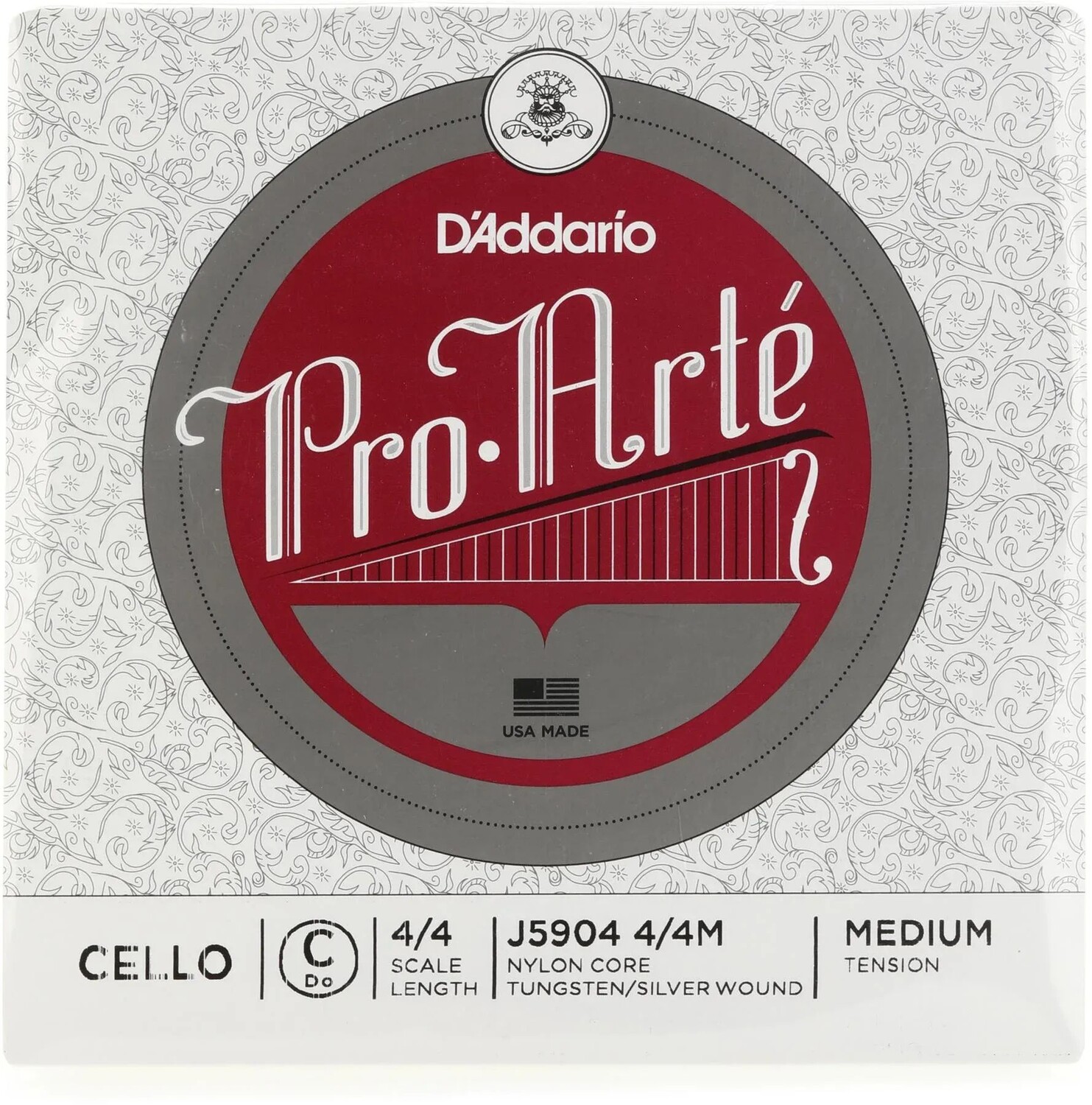 D'Addario J5904 Pro-Arte Струна C для виолончели - размер 4/4, среднее натяжение
D'Addario J5904 Pro-Arte Струна C для виолончели - размер 4/4, среднее натяжение