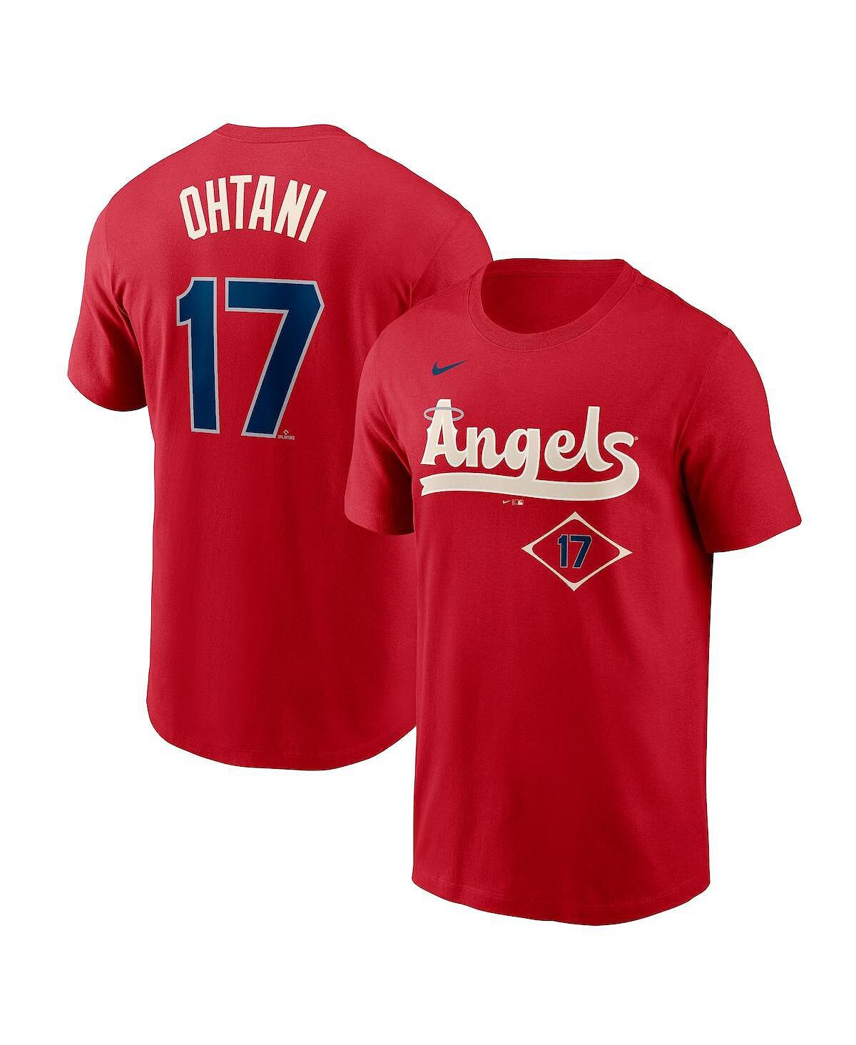 Мужская красная футболка Shohei Ohtani Los Angeles Angels 2022 City Connect с именем и номером Nike, Красный
Мужская красная футболка Shohei Ohtani Los Angeles Angels 2022 City Connect с именем и номером Nike, Красный
