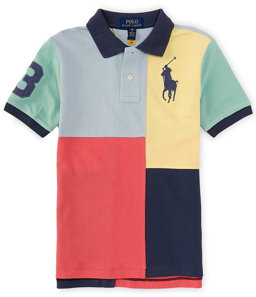 Рубашка-поло из сетки с короткими рукавами и лоскутным принтом Polo Ralph Lauren для больших мальчиков 8–20 лет, красный
Рубашка-поло из сетки с короткими рукавами и лоскутным принтом Polo Ralph Lauren для больших мальчиков 8–20 лет, красный