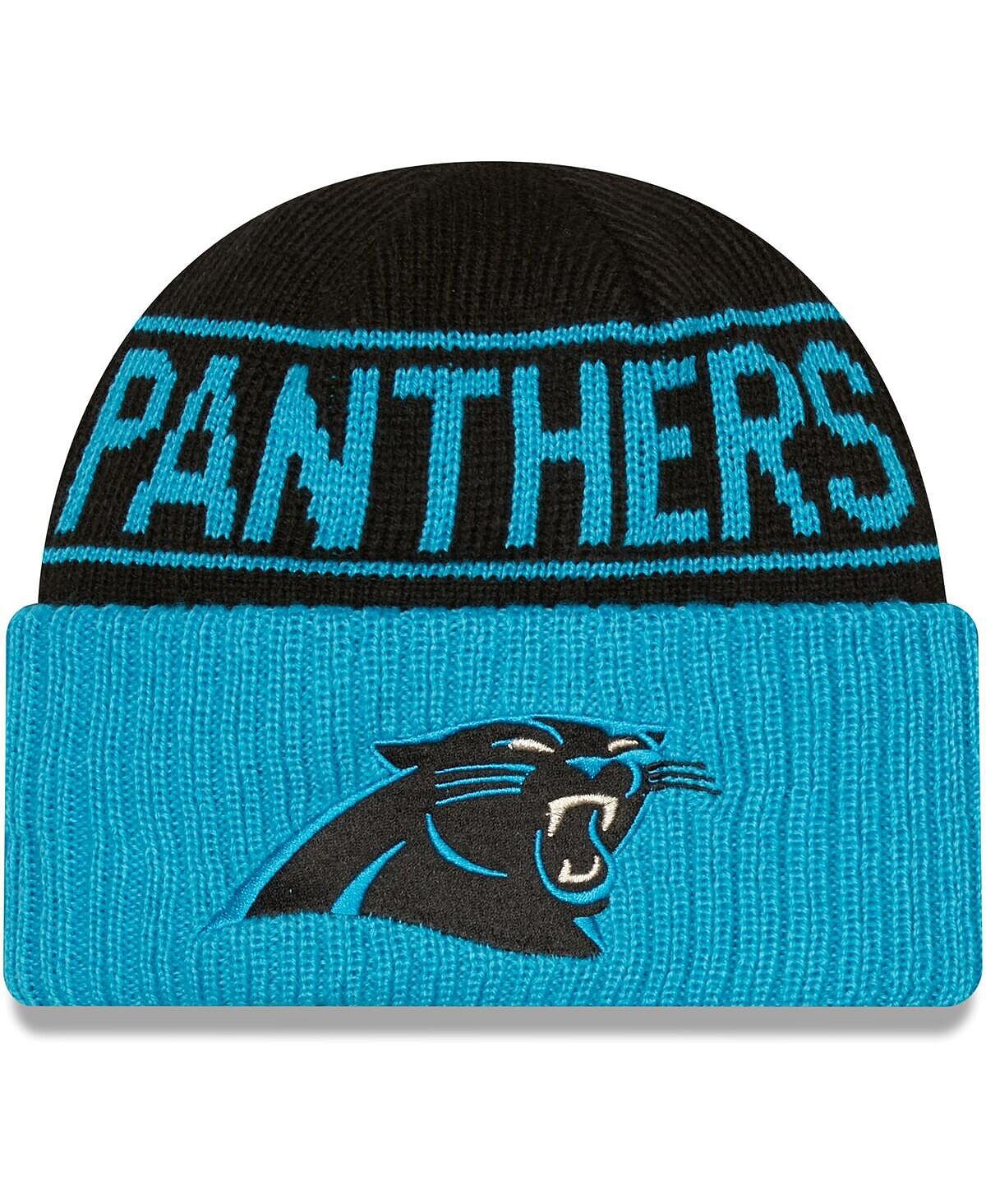 Мужская черно-синяя двусторонняя вязаная шапка с манжетами Carolina Panthers New Era
Мужская черно-синяя двусторонняя вязаная шапка с манжетами Carolina Panthers New Era