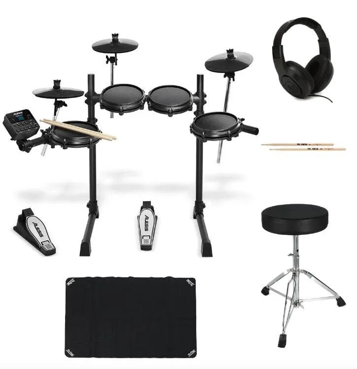 Комплект электронных барабанных установок Alesis Turbo Mesh Essentials/коврик/наушники
Комплект электронных барабанных установок Alesis Turbo Mesh Essentials/коврик/наушники