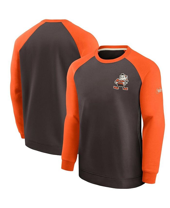 Мужской коричневый, оранжевый свитер Cleveland Browns Brownie The Elf Historic Raglan Crew Performance Nike, коричневый
Мужской коричневый, оранжевый свитер Cleveland Browns Brownie The Elf Historic Raglan Crew Performance Nike, коричневый