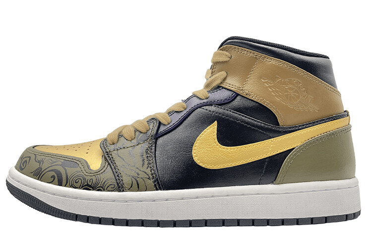 Кроссовки Air Jordan 1 Vintage Basketball Shoes Women's High-top Dark Green, Earthy Yellow, черный/золотой
Кроссовки Air Jordan 1 Vintage Basketball Shoes Women's High-top Dark Green, Earthy Yellow, черный/золотой