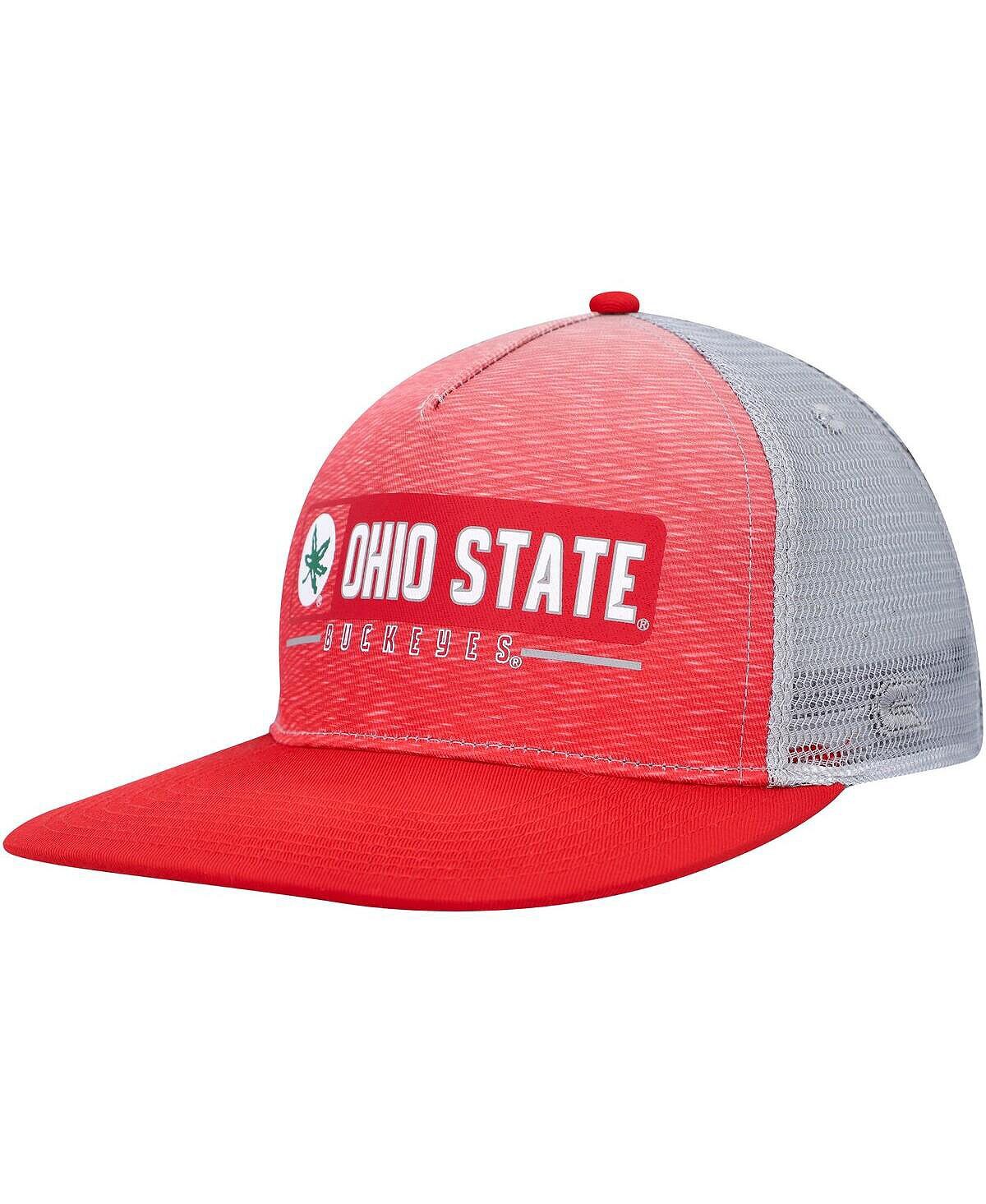 Мужская алая, серая кепка с капюшоном Ohio State Buckeyes Snapback Colosseum
Мужская алая, серая кепка с капюшоном Ohio State Buckeyes Snapback Colosseum