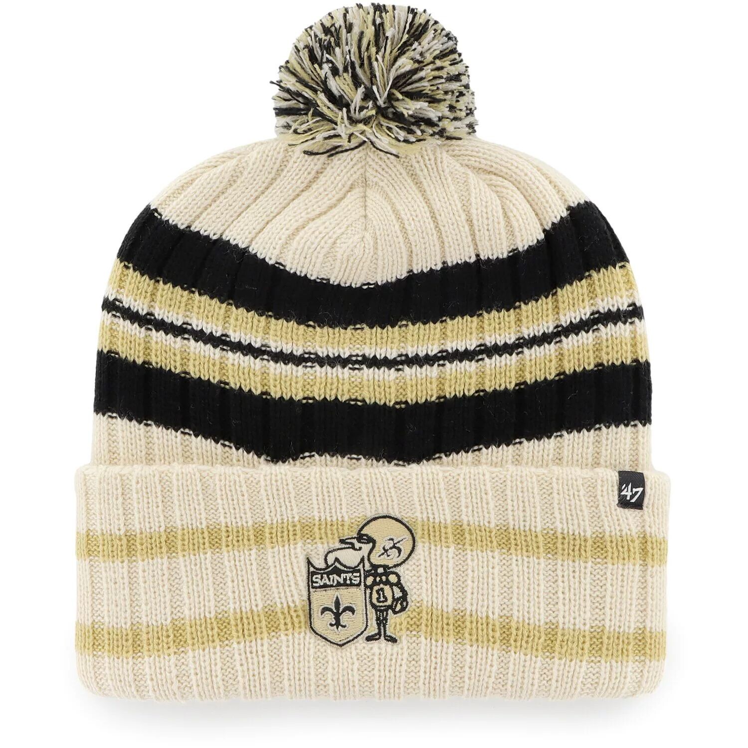 Мужская вязаная шапка с манжетами и помпоном New Orleans Saints Hone '47 Natural New Orleans Saints Hone 47 Brand
Мужская вязаная шапка с манжетами и помпоном New Orleans Saints Hone '47 Natural New Orleans Saints Hone 47 Brand