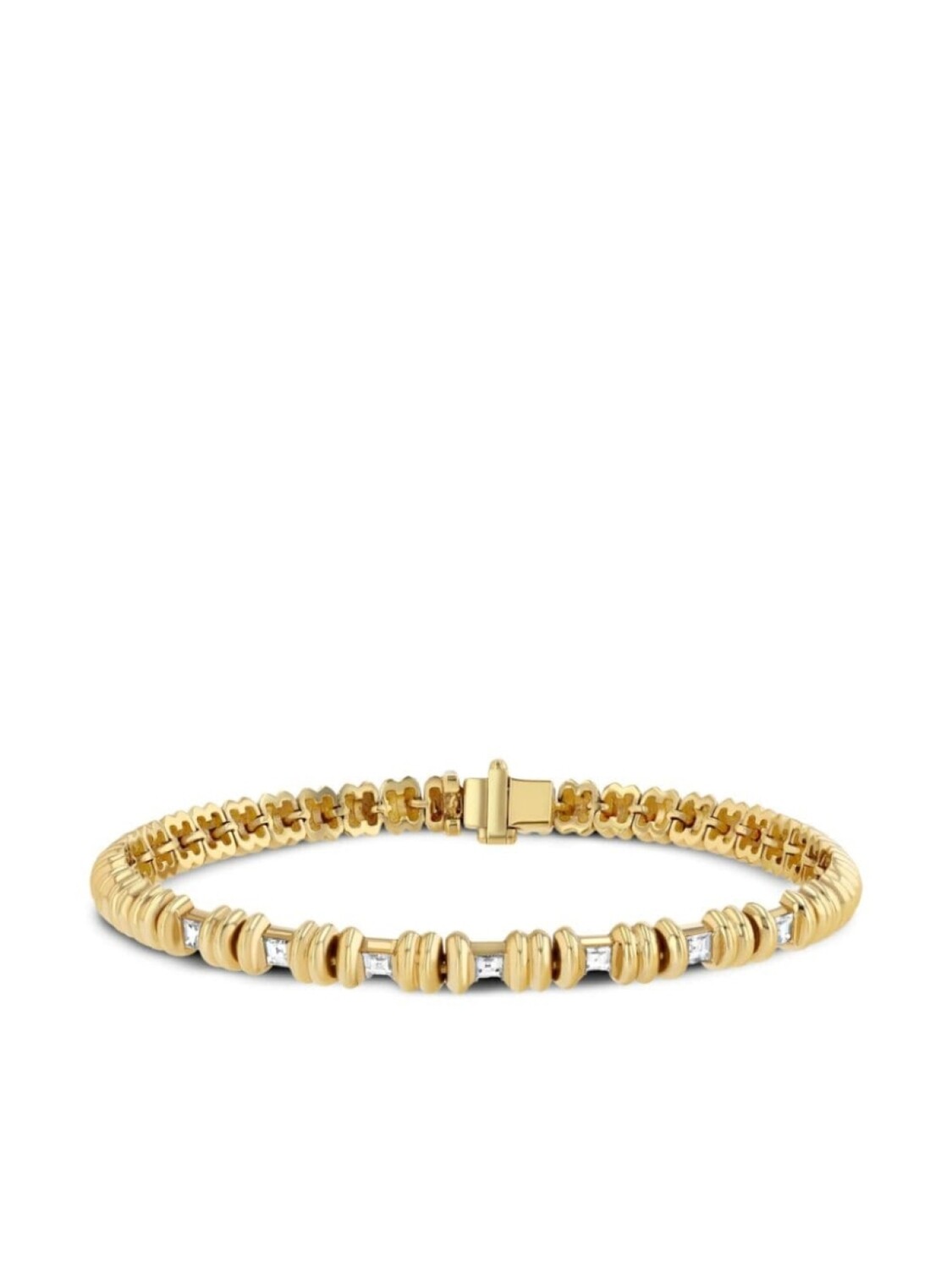 Браслет из желтого золота с бриллиантами Lizzie Mandler Fine Jewelry, золотой
Браслет из желтого золота с бриллиантами Lizzie Mandler Fine Jewelry, золотой