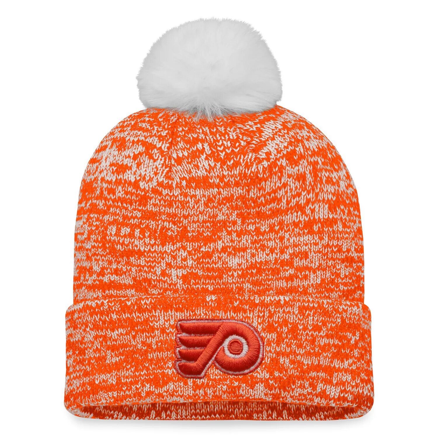 Женская оранжевая вязаная шапка с манжетами и помпоном Fanatics Philadelphia Flyers Glimmer Fanatics
Женская оранжевая вязаная шапка с манжетами и помпоном Fanatics Philadelphia Flyers Glimmer Fanatics