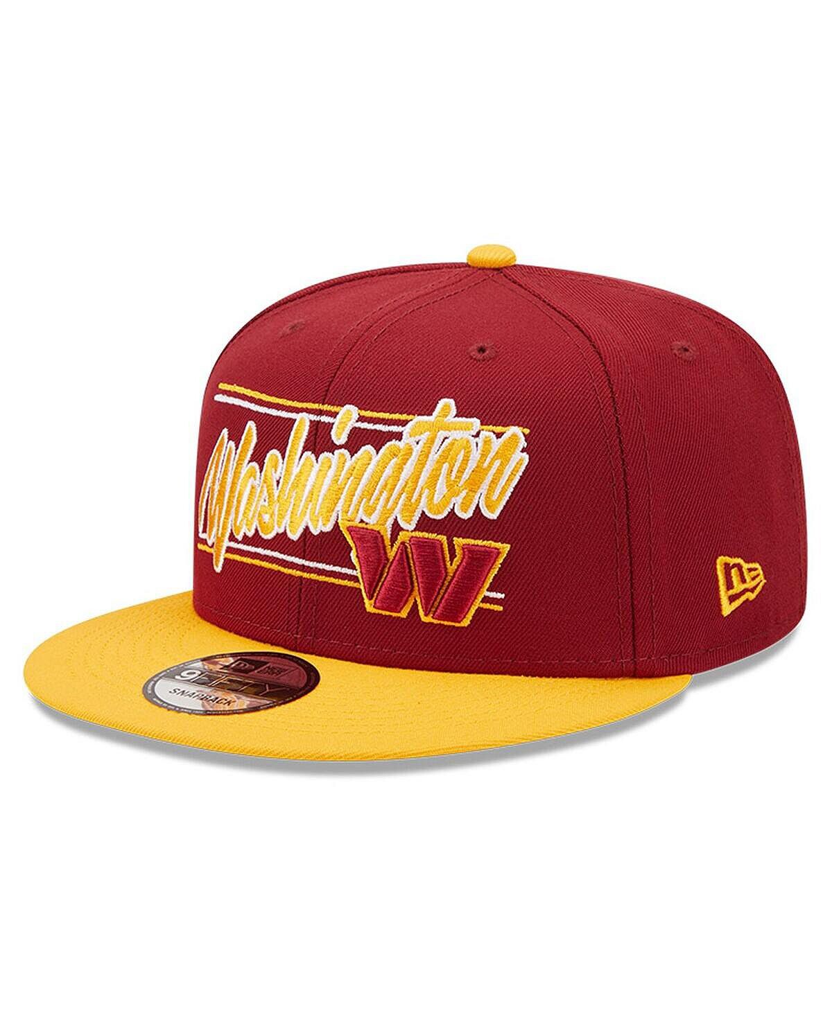 Мужская бордовая, золотистая бейсболка Washington Commanders Team Script 9FIFTY Snapback New Era
Мужская бордовая, золотистая бейсболка Washington Commanders Team Script 9FIFTY Snapback New Era