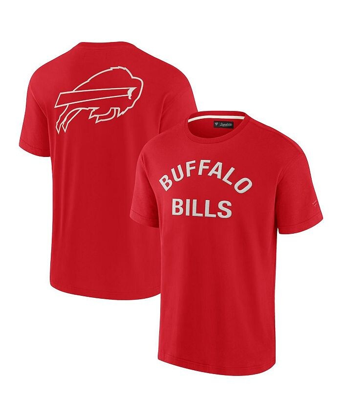 Мужская и женская красная супермягкая футболка с короткими рукавами Buffalo Bills Fanatics Signature, красный
Мужская и женская красная супермягкая футболка с короткими рукавами Buffalo Bills Fanatics Signature, красный