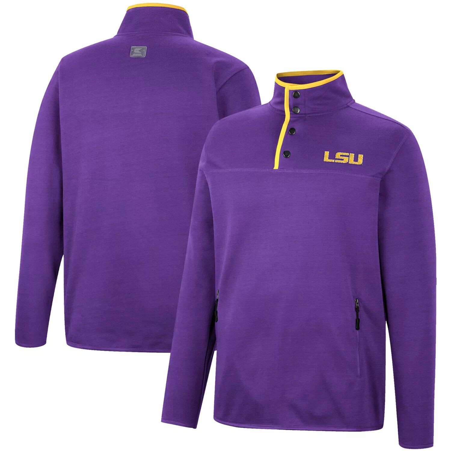 Мужская фиолетовая куртка на четверть кнопки LSU Tigers Rebound Colosseum, Фиолетовый
Мужская фиолетовая куртка на четверть кнопки LSU Tigers Rebound Colosseum, Фиолетовый
