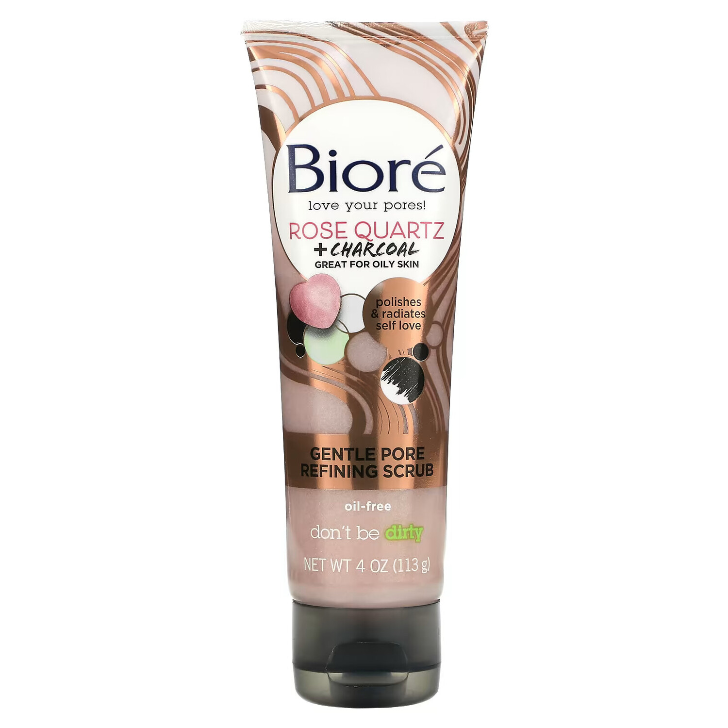 Biore, Нежный скраб для очищения пор, Розовый кварц + древесный уголь, 4 унции (113 г)
Biore, Нежный скраб для очищения пор, Розовый кварц + древесный уголь, 4 унции (113 г)