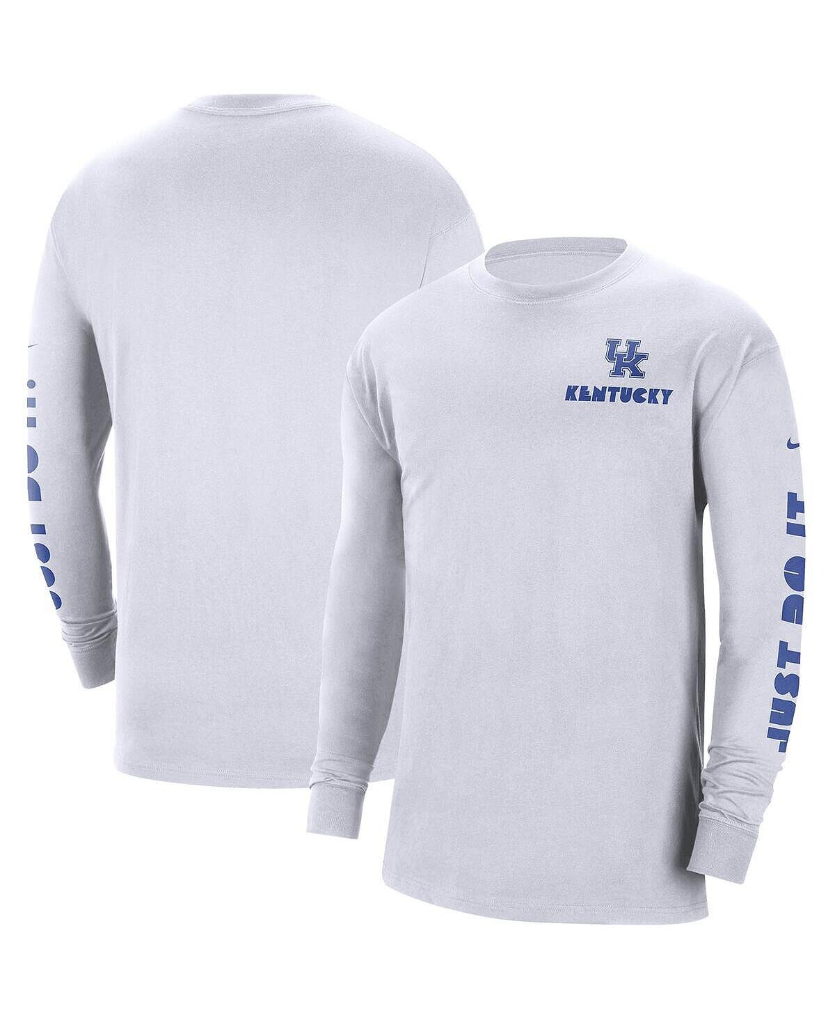 Мужская белая футболка с длинным рукавом kentucky wildcats heritage max 90 Nike, белый
Мужская белая футболка с длинным рукавом kentucky wildcats heritage max 90 Nike, белый