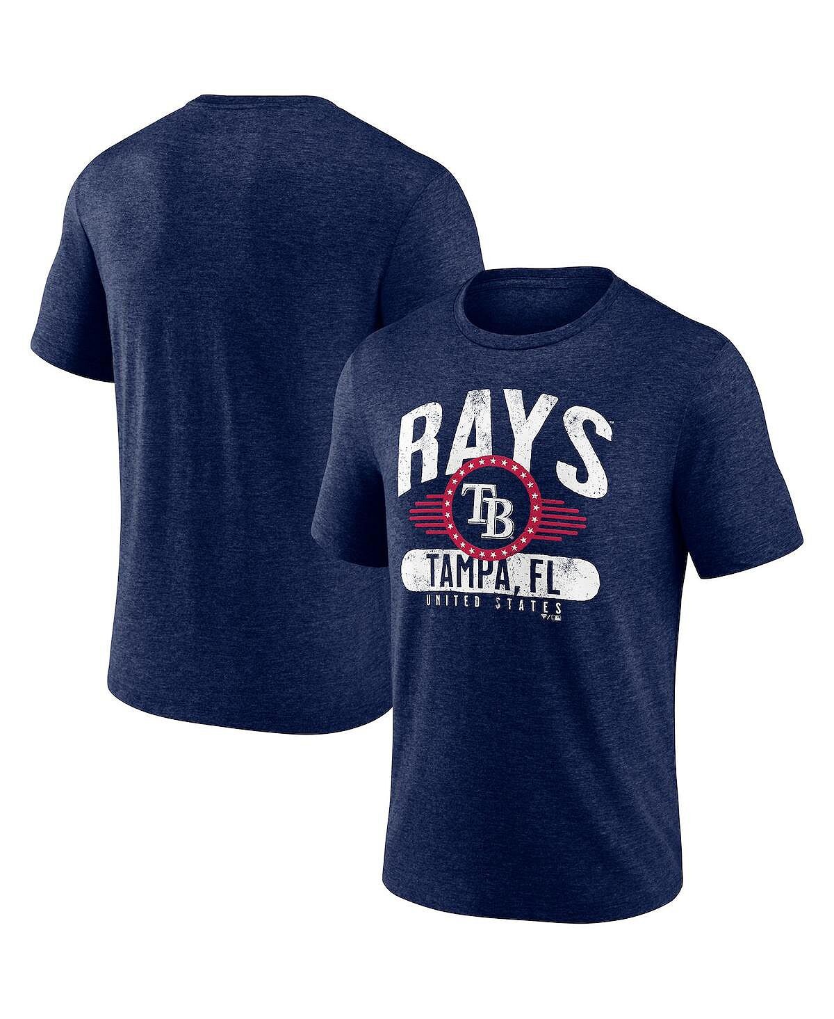 Мужская фирменная футболка heather navy tampa bay rays badge of honor tri-blend Fanatics, темно-синий
Мужская фирменная футболка heather navy tampa bay rays badge of honor tri-blend Fanatics, темно-синий