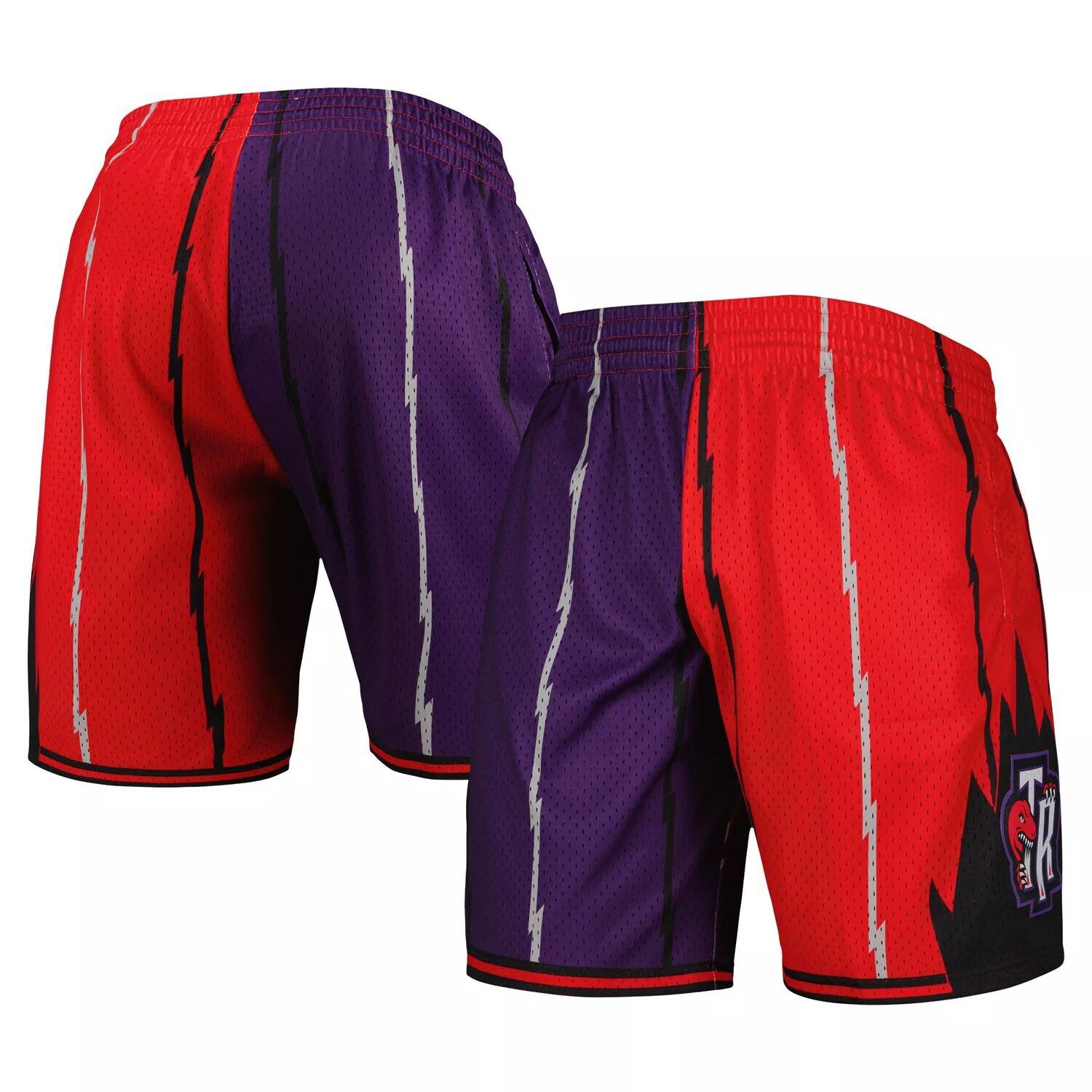 Мужские шорты Mitchell & Ness фиолетового/красного цвета Toronto Raptors Hardwood Classics 1998 с разрезом Swingman
Мужские шорты Mitchell & Ness фиолетового/красного цвета Toronto Raptors Hardwood Classics 1998 с разрезом Swingman