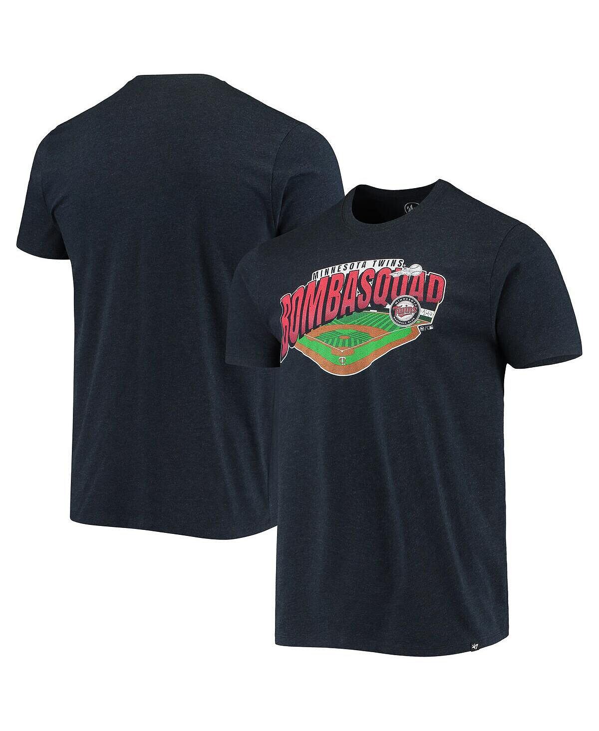 Мужская футболка minnesota twins localized super rival цвета меланжа темно-синего цвета '47 Brand, темно-синий
Мужская футболка minnesota twins localized super rival цвета меланжа темно-синего цвета '47 Brand, темно-синий